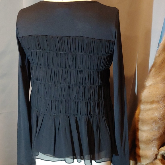 Sundance Lovely Black Boho Top - Picture 3 of 4
